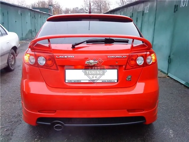 Накладка на задний бампер WTCC Chevrolet Lacetti Хэтчбек