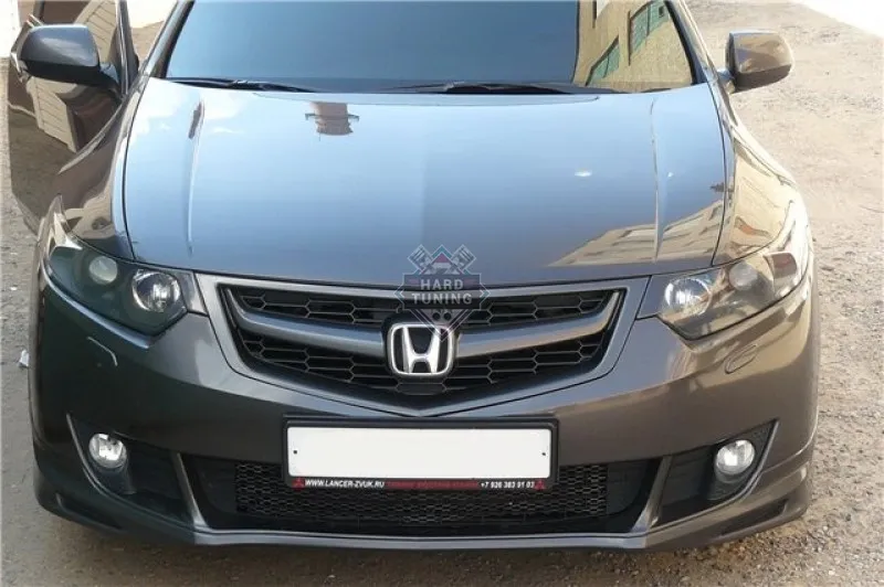 Накладки на фары длинные Honda Accord 8 (2008-2013)