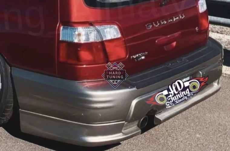 Накладка на задний бампер HT Subaru Forester SF Рестайлинг