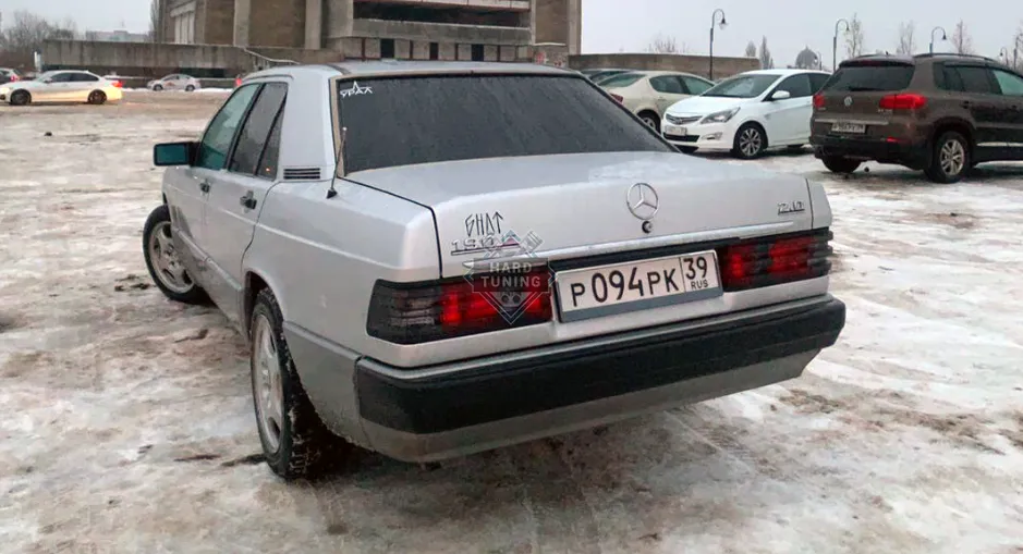 Задние фонари Mercedes W201/190 (1982-1993) Smoke красные
