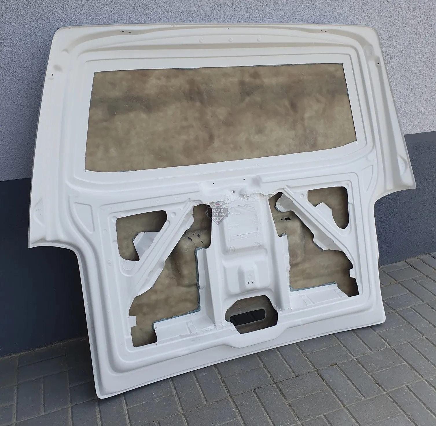 Задняя дверь хлопушка стеклопластик Volkswagen T5 глухая