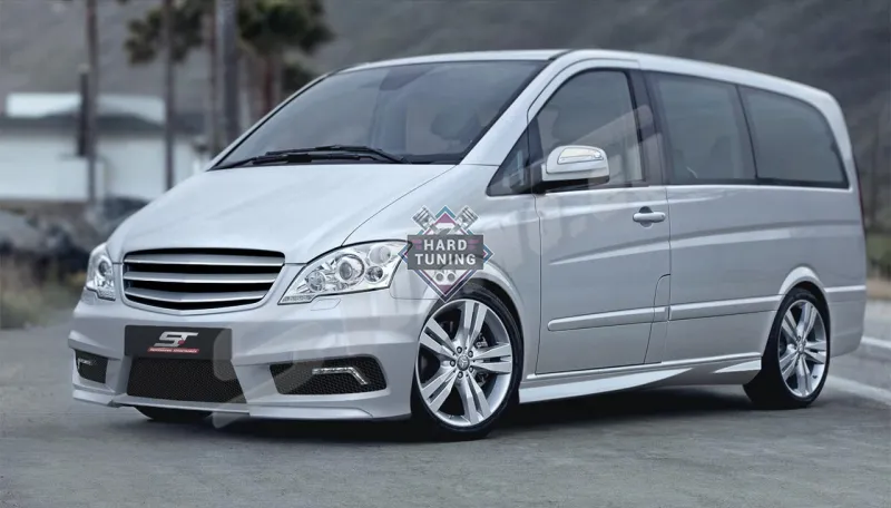 Обвес HT Mercedes Vito/Viano (W639) рестайл (пороги 241см / 264см)