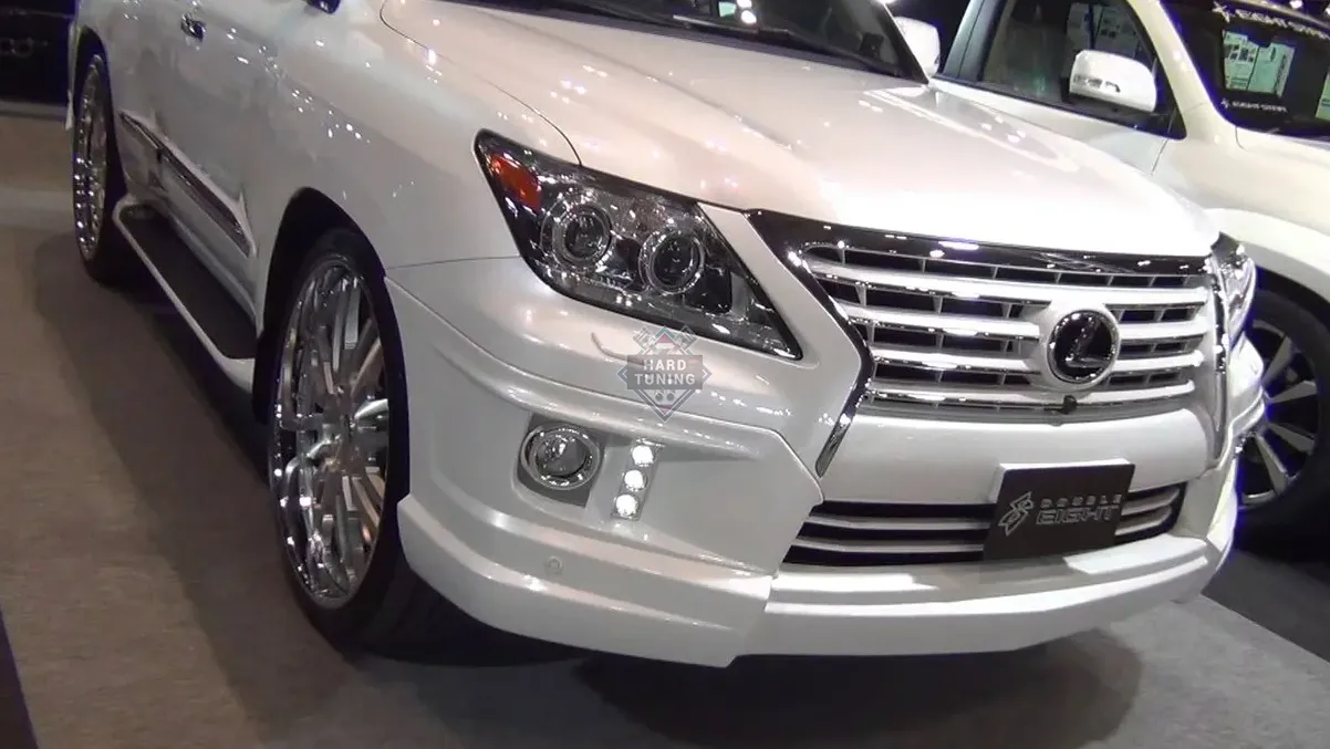 Накладка на передний бампер Double Eight Lexus LХ 570 UJR 200 (2012-2015)