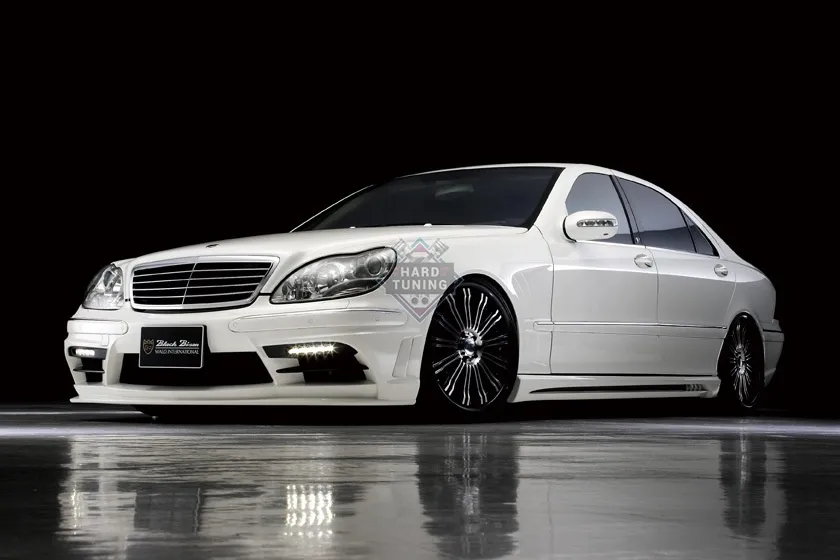 Накладки на пороги WALD BLACK BISON Mercedes S-klasse (W220)