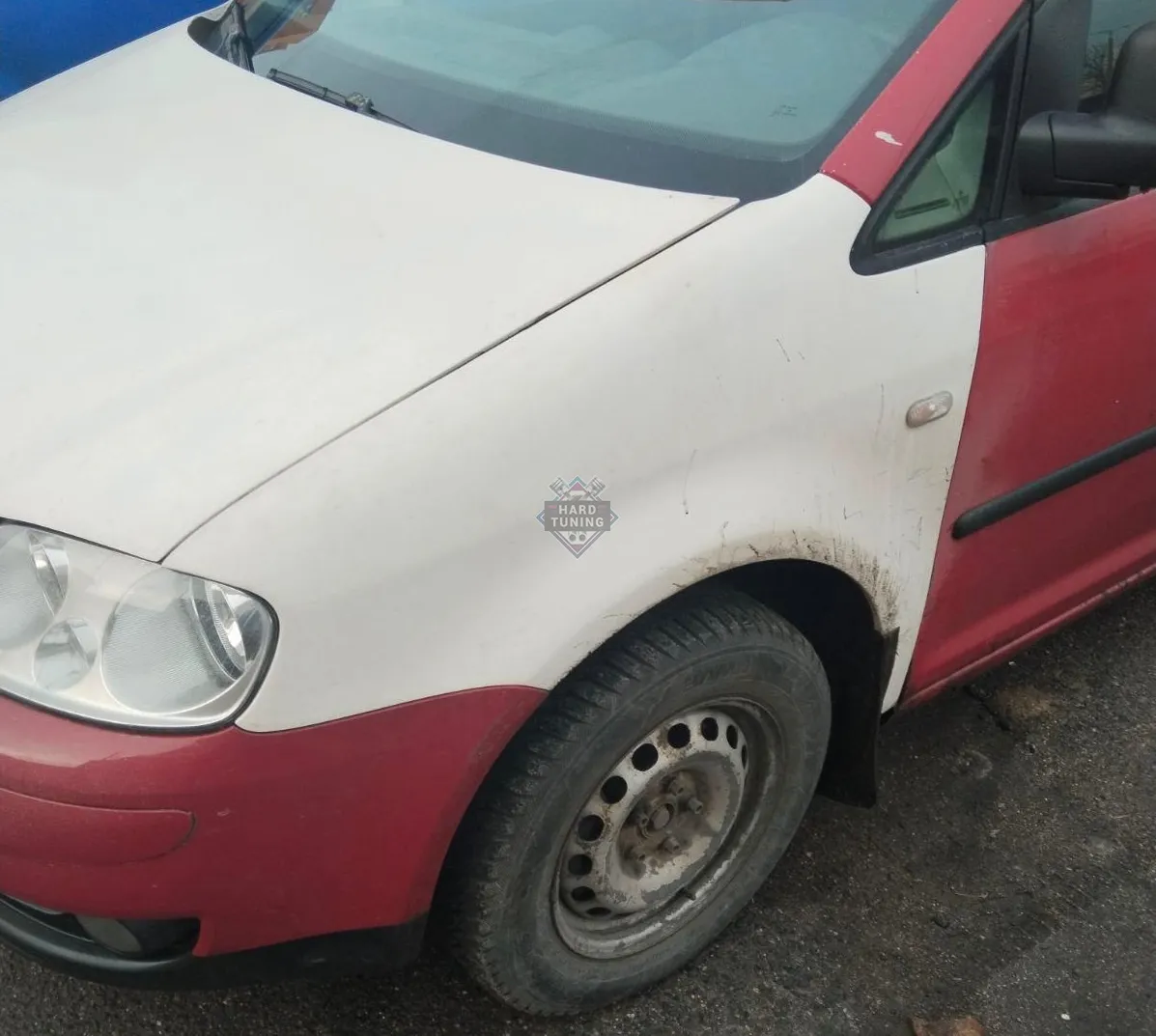 Капот пластиковый штатный Volkswagen Caddy 3 / Touran 1 дорестайлинг (2003-2006)