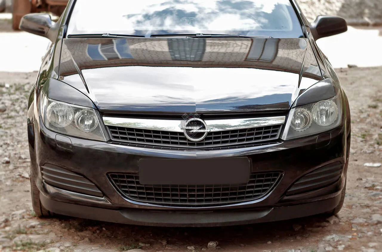 Накладки на фары широкие Opel Astra H/GTC (2005-2011)