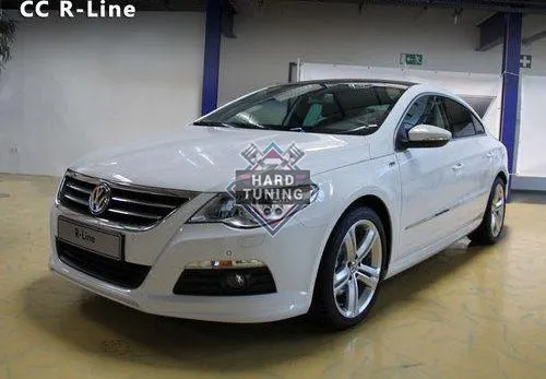 Накладка на передний бампер R-LINE Volkswagen Passat CC Дорестайлинг