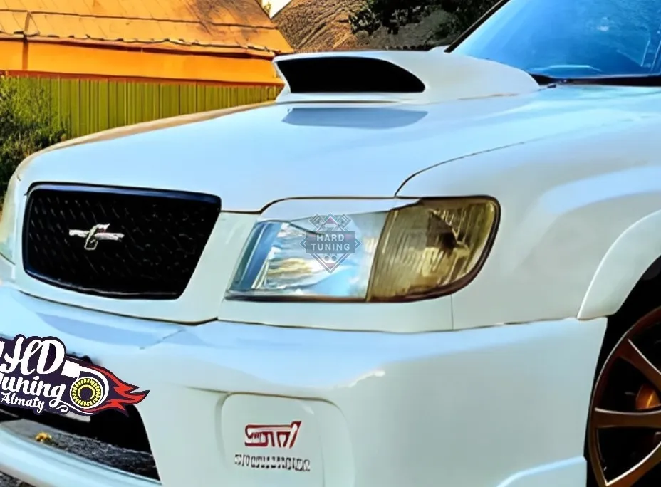 Реснички на фары Subaru Forester SF Рестайлинг