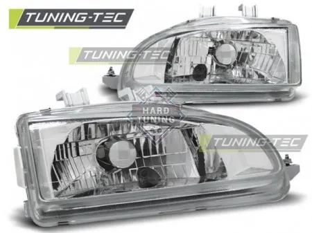 Передние фары Honda Civic 5 2D/3D (1991-1995) хром