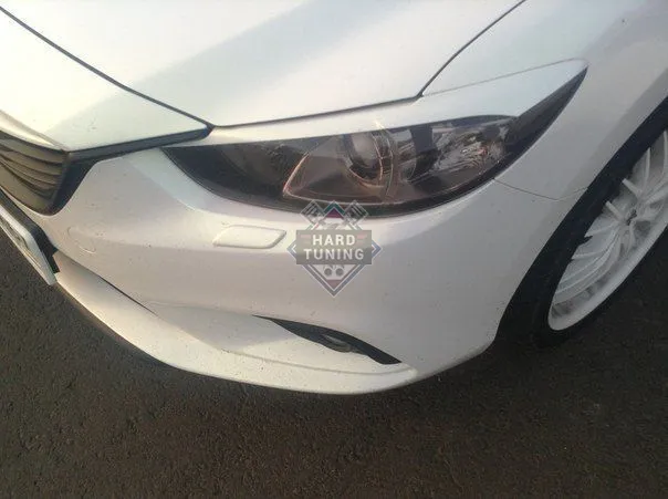 Накладки на фары фигурные Mazda 6 GJ 2012-2018