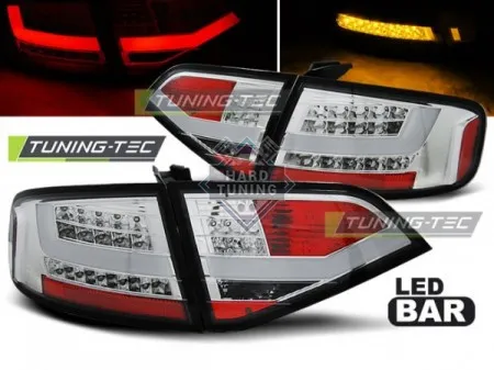 Задние фары AUDI A4 B8 (2008-2011) SEDAN LED TAIL LIGHTS fits хром