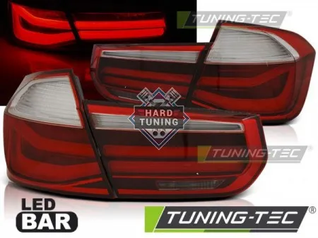Задние фары BMW F30 (2011-2015) LED BAR TAIL LIGHTS fits красно-тонированные