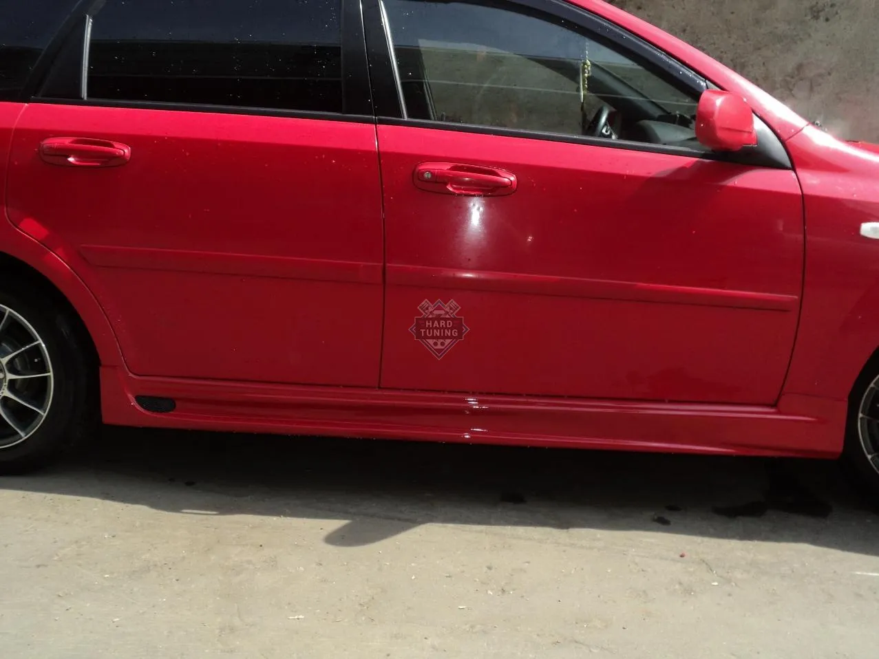Накладки на пороги Chevrolet Lacetti седан/хетчбек