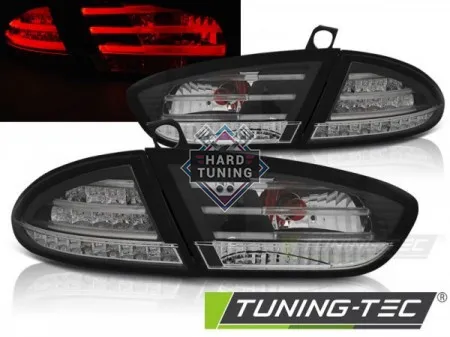 Задние фонари Seat Leon (2009-2012) LED черные