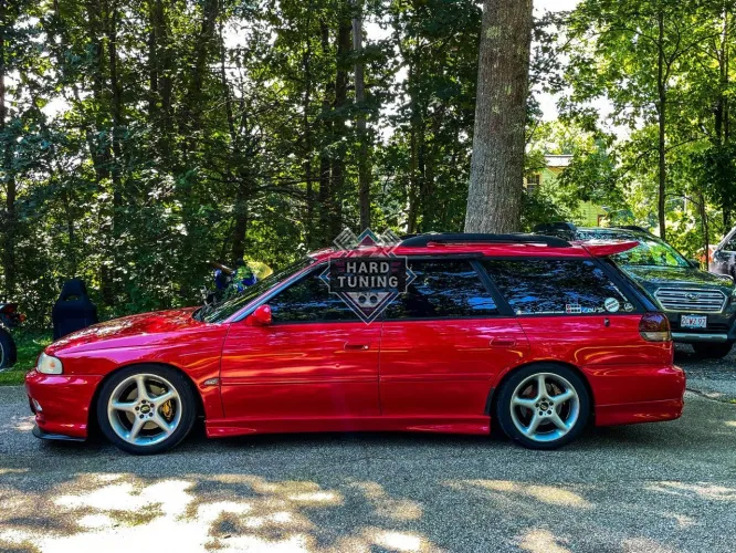 Накладки на пороги НТ Subaru Legacy BG/BD