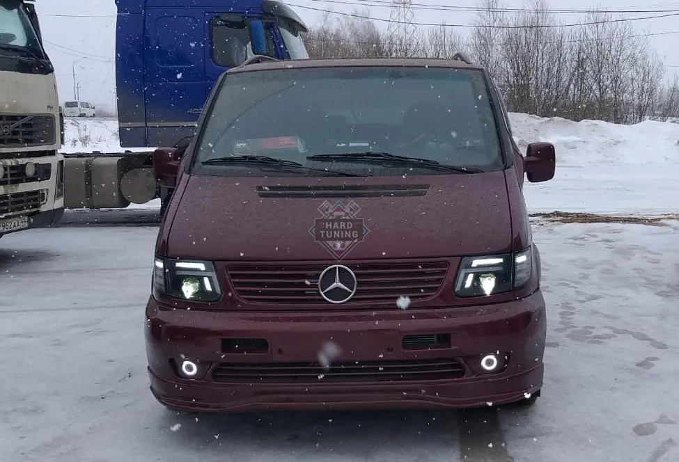 Накладка на передний бампер Rieger Mercedes Vito (W638)
