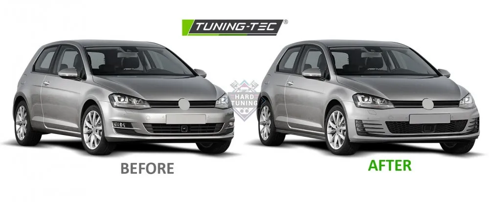 Бампер передний для VOLKSWAGEN Golf 7 (08-12), R20 Look