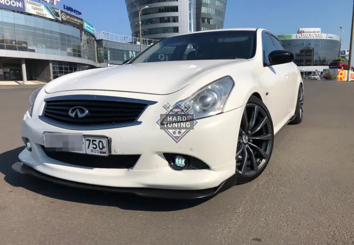 Сплиттер переднего бампера Infiniti G25 V36 (2006-2013)