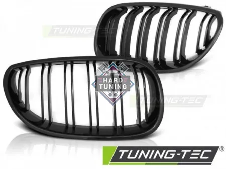 Решетки радиатора BMW E60/E61 (2003-2010) GRILLE GLOSSY DOUBLE BAR SPORT LOOK fits черные