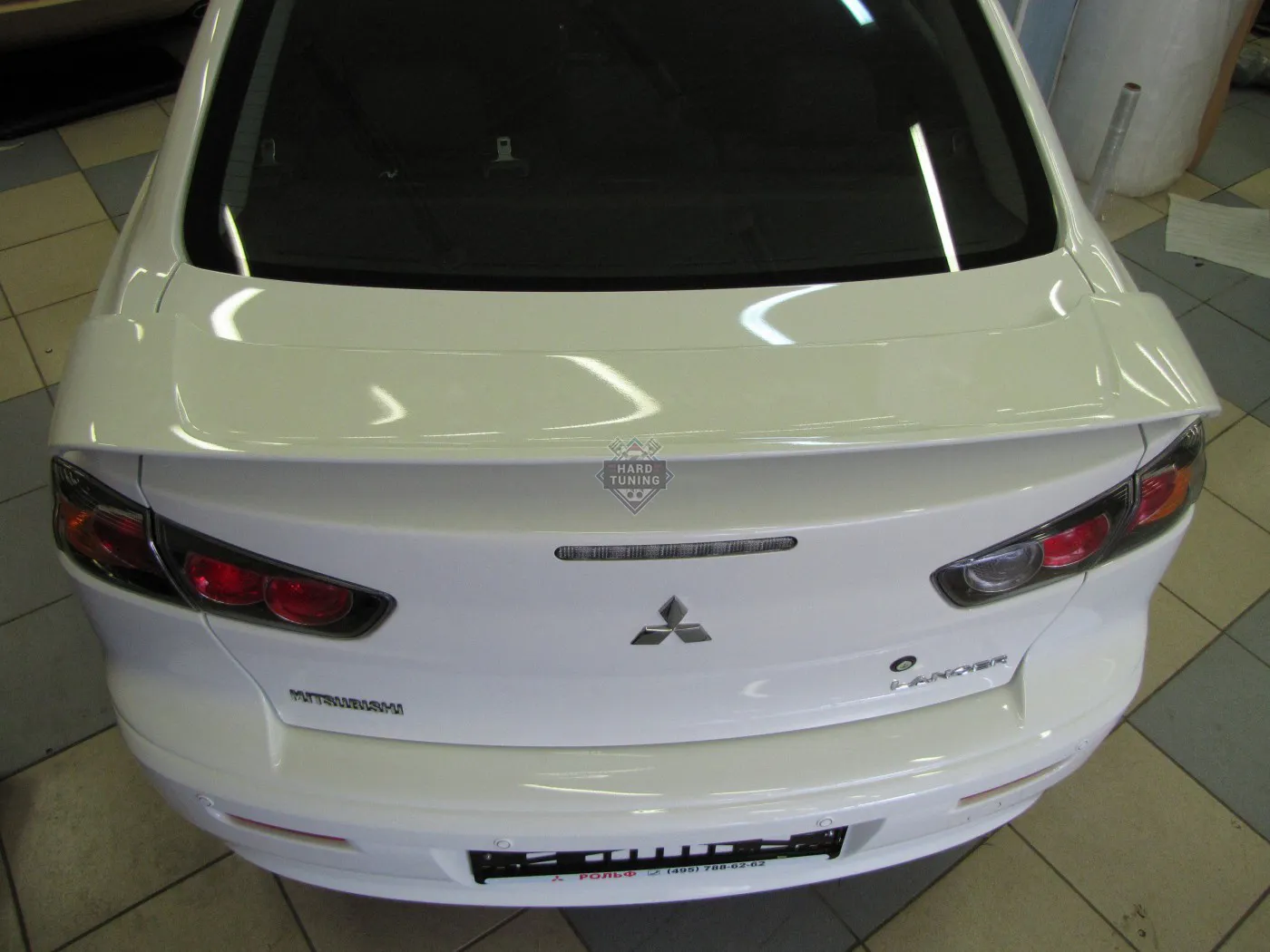 Спойлер 2.0 V2 Mitsubishi Lancer 10 (2007-2016) ABS пластик