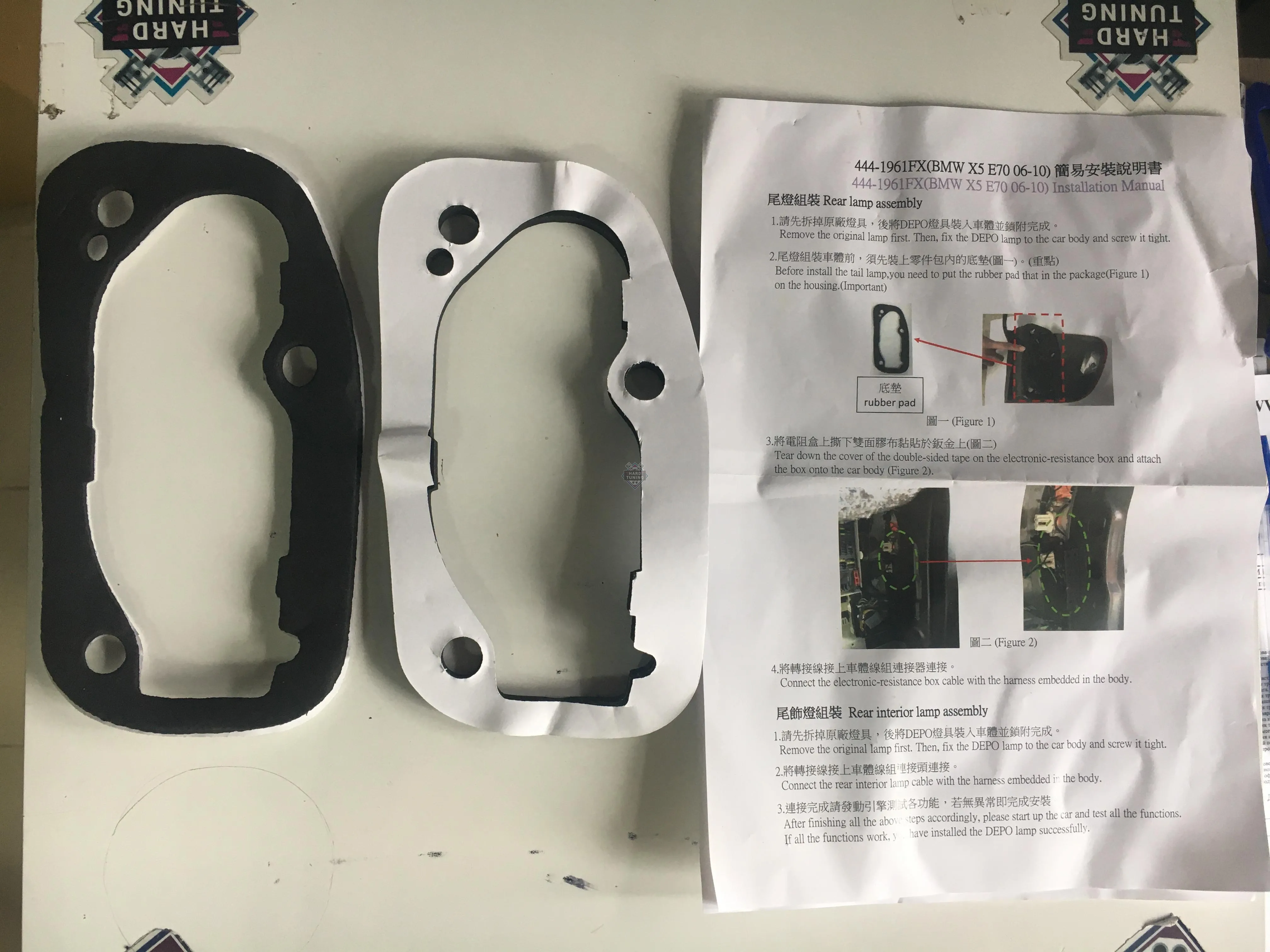 Задние фонари BMW X5 E70 (2007-2010) LED тонированные