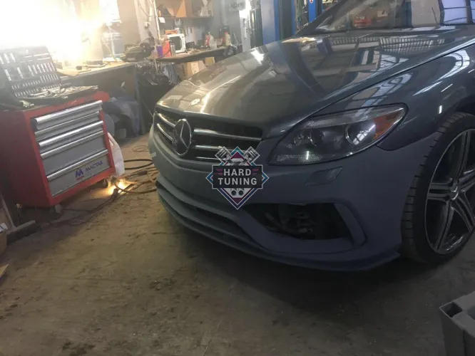 Передний бампер Prior Design Mercedes CL-Class W216 ДОРестайл