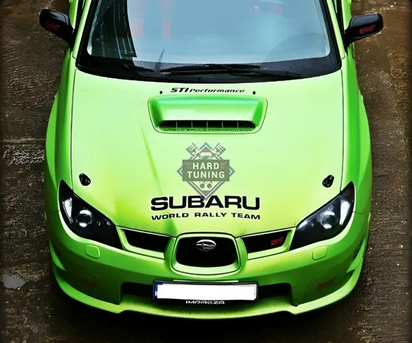 Капот сток Турбо Subaru Impreza GDB Лиса