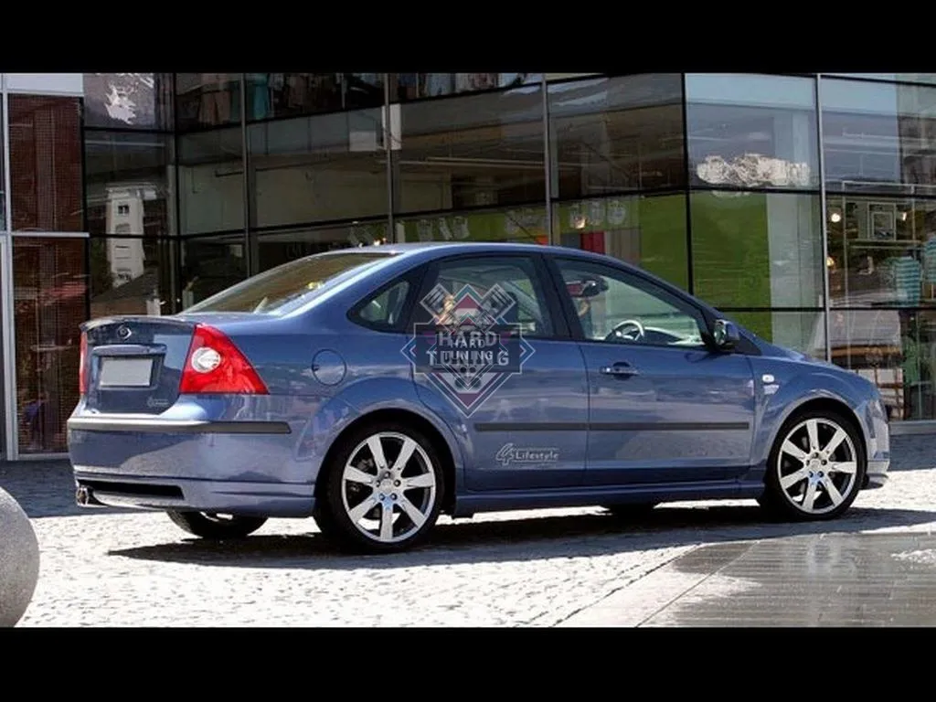 Накладка на задний бампер MS Ford Focus 2 2004-2008 седан