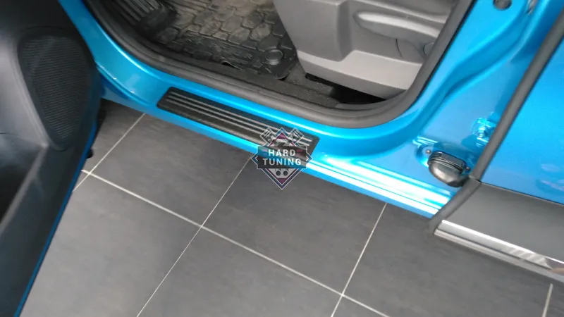 Накладки на внутренние пороги передних дверей Mitsubishi ASX 2010-2016