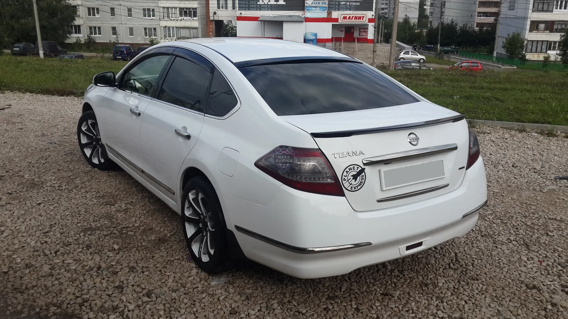 Спойлер лип с клыками Nissan Teana 2 J32