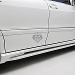 Накладки на пороги WALD BLACK BISON Mercedes S-klasse (W220)