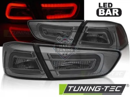 Задние фонари Mitsubishi Lancer 10 Sedan (2008-2011) LED BAR тонированные