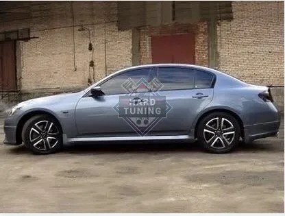 Накладки на пороги H-STYLE Infiniti G35 V36 (2006-2013)