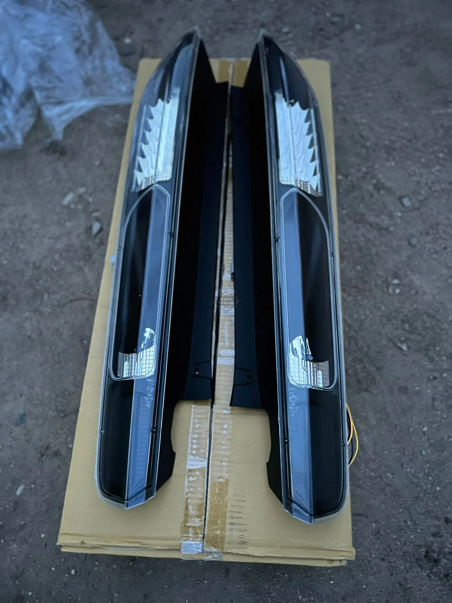 Задние фонари Ford Focus MK2 (2004-2008) Hatchback LED черные