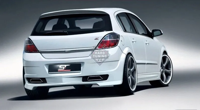 Бампер задний ST на Opel Astra H