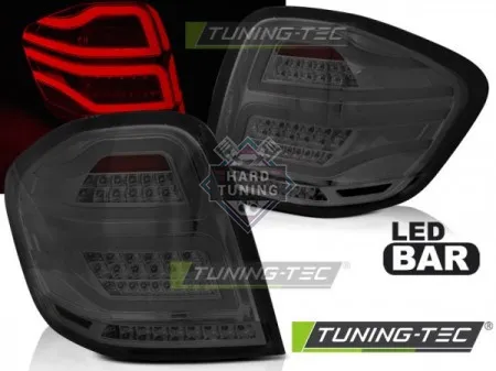 Задние фонари Mercedes M-Class W164 (2005-2008) LED BAR тонированные