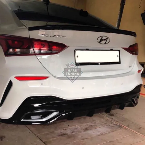 Задний бампер MERCEDES-STYLE Hyundai Solaris 2 (2017+)