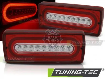Задние фонари Mercedes W463 G-Class (1990-2012) LED красно-белые