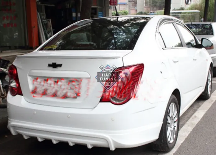 Накладка на задний бампер HD Chevrolet Aveo 2 (2011-2020)