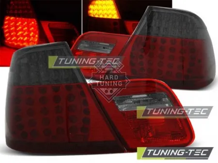 Задние фары BMW E46 (1999-2003) COUPE LED TAIL LIGHTS fits красно-тонированные