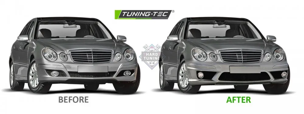 Передний бампер SPORT PDC Mercedes W211 (2006-2009)