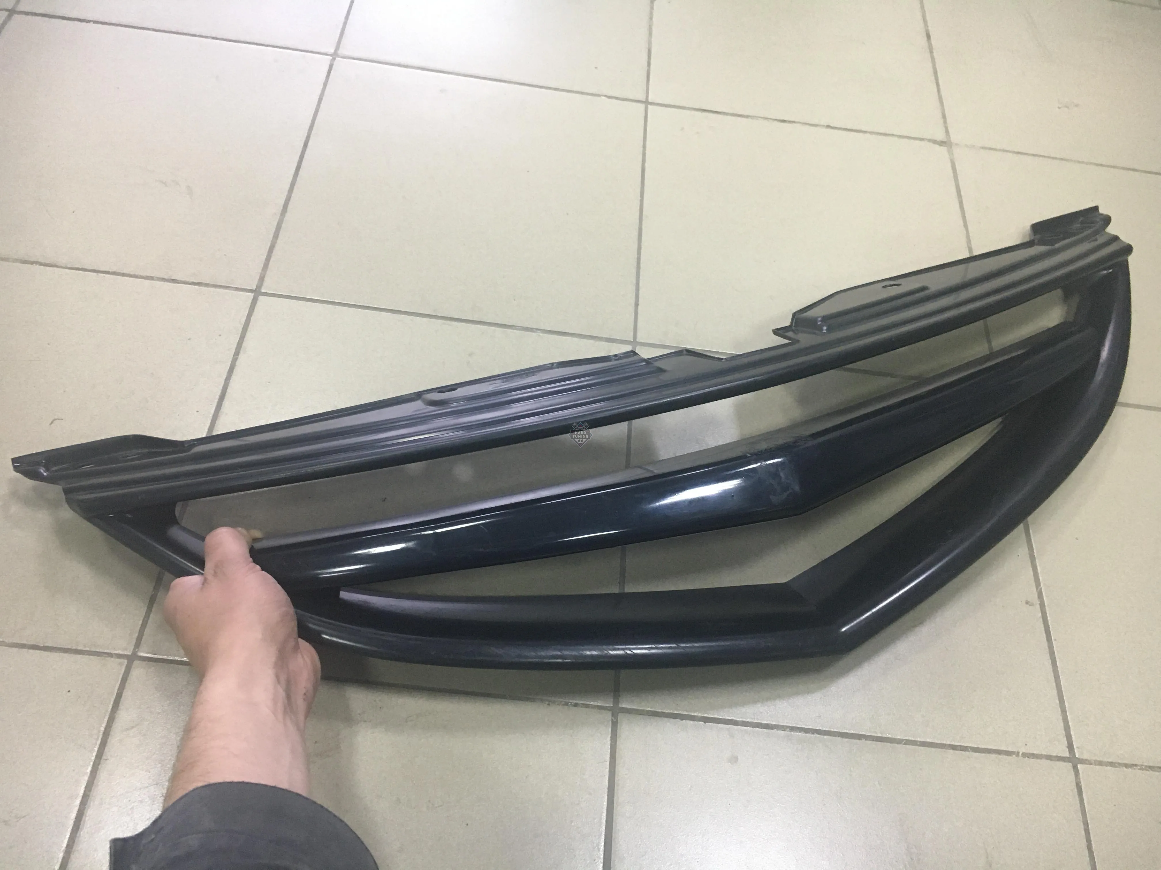 Решетка радиатора SPORT (с планкой) Mazda 6 GH 2008-2012 АБС пластик
