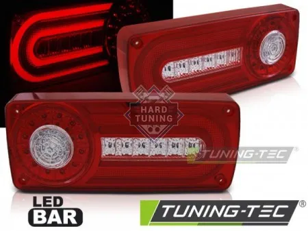 Задние фонари Mercedes W463 G-Class (1990-2012) LED красно-белые