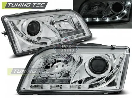 Передние фары Volvo S40/V40 (1996-2003) Daylight хром