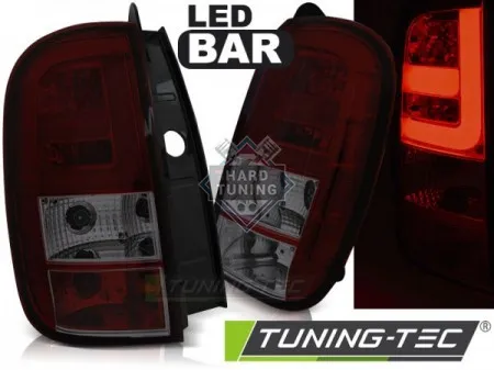Задние фонари Dacia Duster (2010-2017) LED BAR красно-тонированные