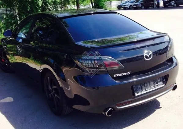 Спойлер SPORT лип Mazda 6 GH 2008-2012 седан ABS пластик