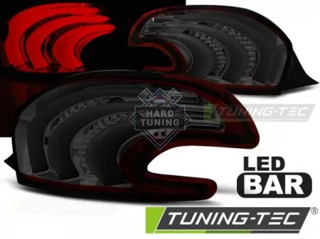Задние фонари Peugeot 208 4.12-06.15 LED BAR красно-тонированные