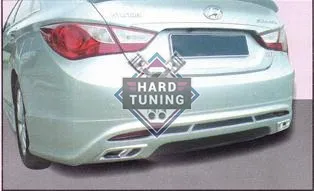 Накладка на задний бампер Hyundai Sonata YF