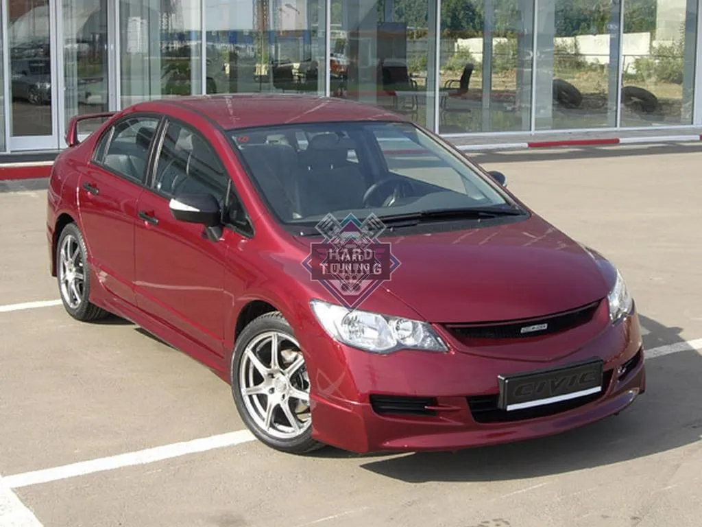 Обвес MUGEN Honda Civic 8 4D ABS пластик дорестайлинг