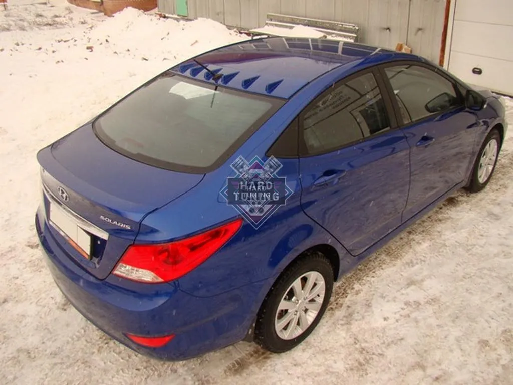 Аэродинамический рассекатель 6 зубьев Hyundai Solaris 1 (2010-2017)